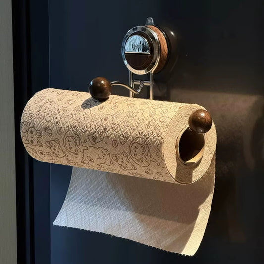 Suction Cup Paper Towel Holder – No-Drill Mount for Kitchen & Bathroom